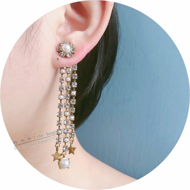 Dior飾品 迪奧經典熱銷款耳釘 Dior流蘇長款耳環  zgd1125